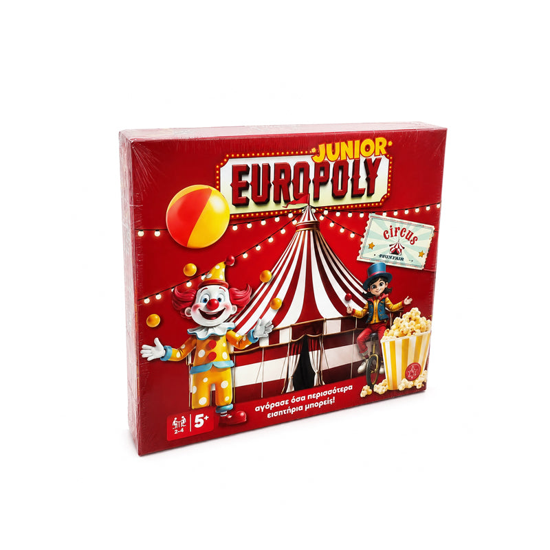 Επιτραπέζιο Παιχνίδι Junior Europoly Circus για Παιδιά Ν.0102-1 - Junior Europoly Circus Board Game for Kids - Angel shopping