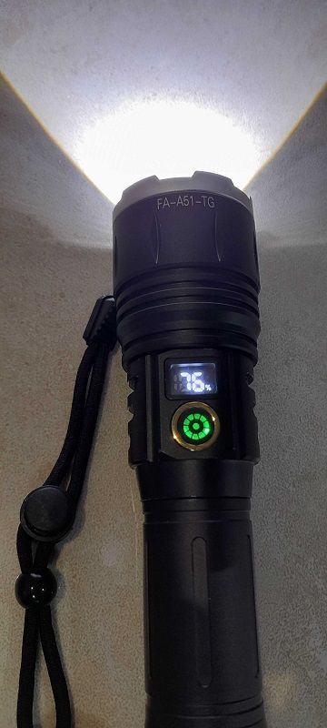 Επαναφορτιζόμενος φακός LED - A51-TG - 251384 ΦΩΤΙΣΜΟΣ & ΕΝΕΡΓΕΙΑ>Φακοί>Φακοί χειρός