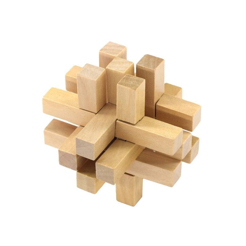 Ξύλινο 3D παζλ - Wooden 3D puzzle - Angel shopping