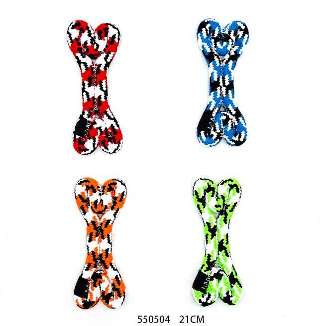 Παιχνίδι σκύλου κόκκαλο από σχοινί - 21cm - 12pcs - 550504 ΣΠΙΤΙ & ΚΑΤΟΙΚΙΔΙΟ>Είδη κατοικιδίων>Παιχνίδια κατοικιδίων