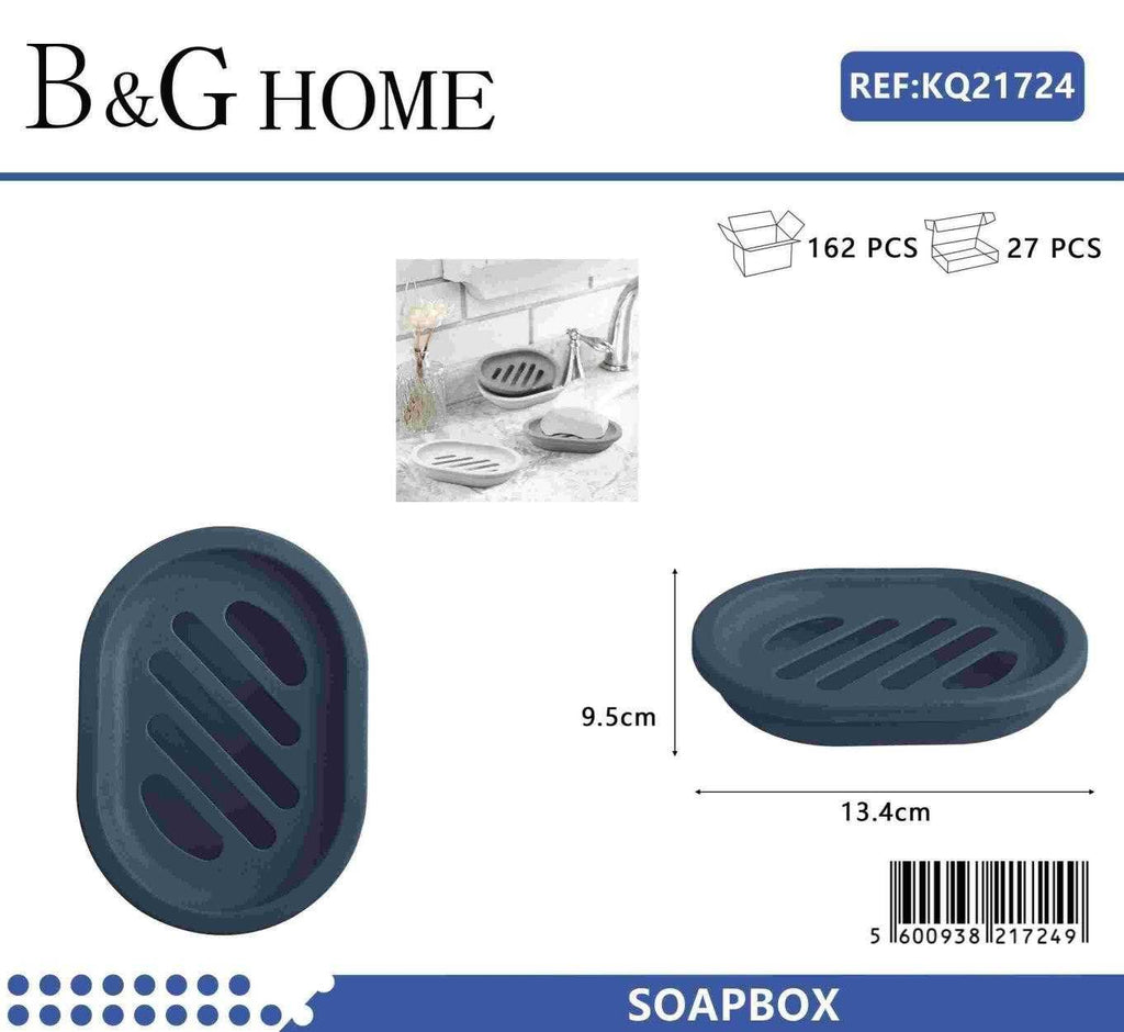 Σαπουνοθήκες μπάνιου πλαστικές - Σετ 9pcs - Blue - 21724