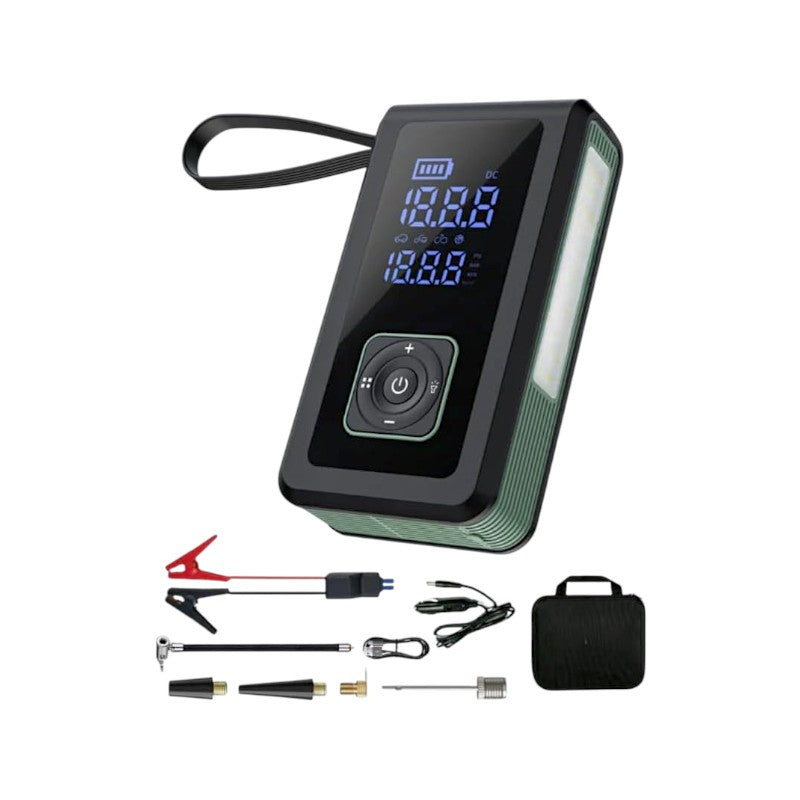 Εκκινητής μπαταρίας οχημάτων Jump Starter με αεροσυμπιεστή - 3677 - 8000mA - 260103 AUTO-MOTO-BIKE>Είδη αυτοκινήτου>Εκκινητές μπαταρίας & inverters