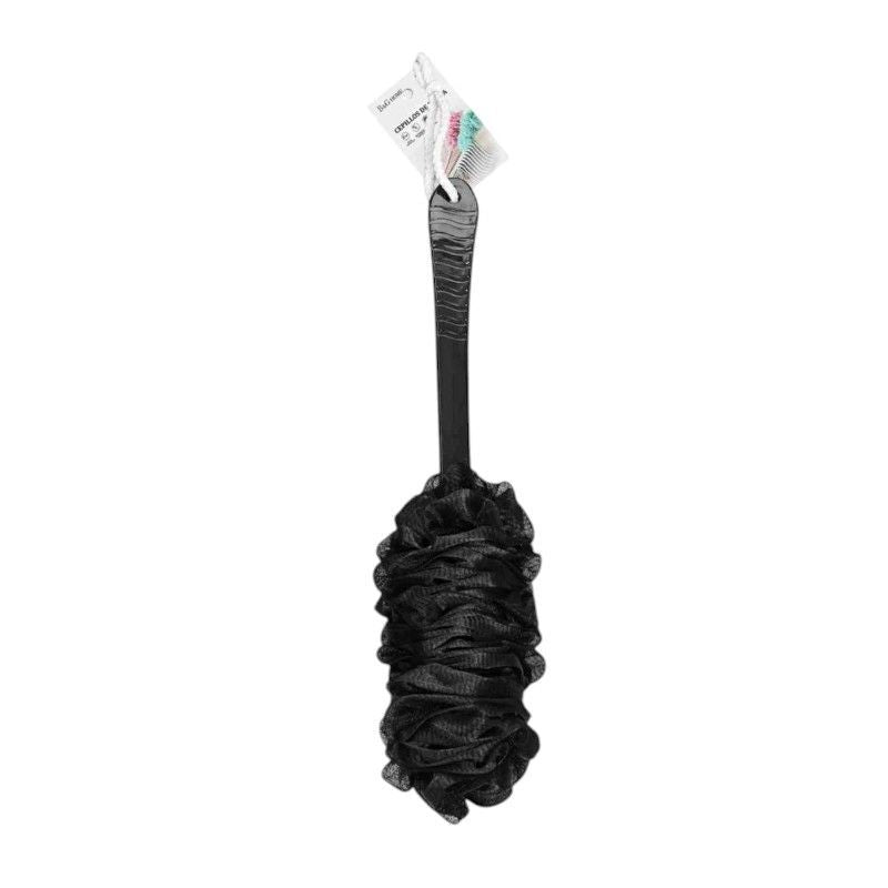 Σφουγγάρια μπάνιου δίχτυ σε σετ 6Χ - Black - 26190