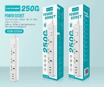 Πολύπριζο Multi-Plug 3 θέσεων με θύρες USB - KOS-27004EU - 270049