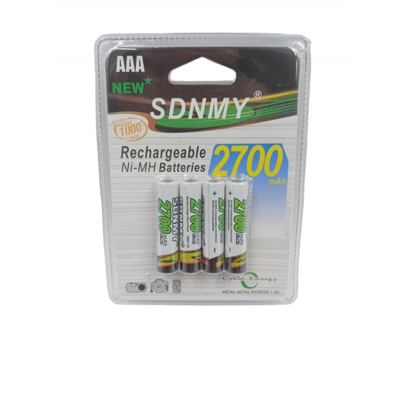 ΜΠΑΤΑΡΙΕΣ ΕΠΑΝΑΦΟΡΤΙΖΟΜΕΝΕΣ 2700mAh NH-AAA
