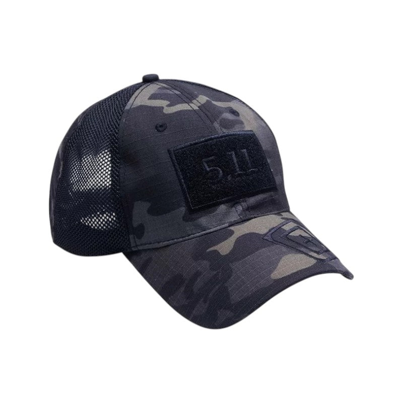 Ανδρικό καπέλο jockey στρατιωτικού τύπου - M01 - 270591 - Army Black