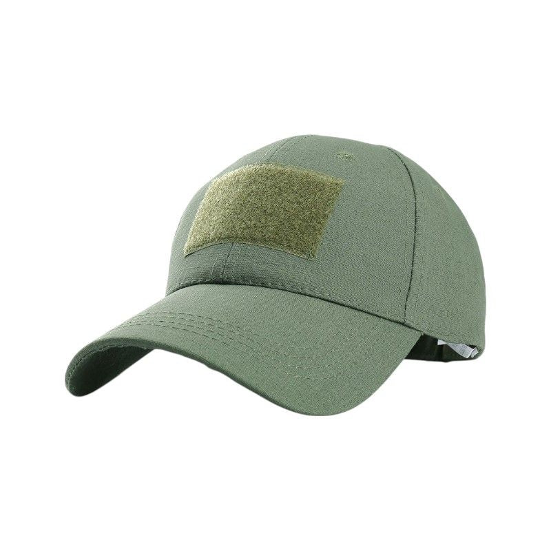 Ανδρικό καπέλο jockey στρατιωτικού τύπου - M02 - 270607 - Green