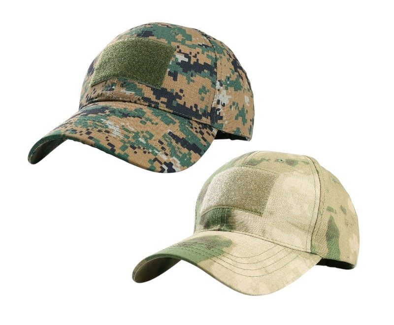 Ανδρικό καπέλο jockey στρατιωτικού τύπου - M02 - 270607 - Green