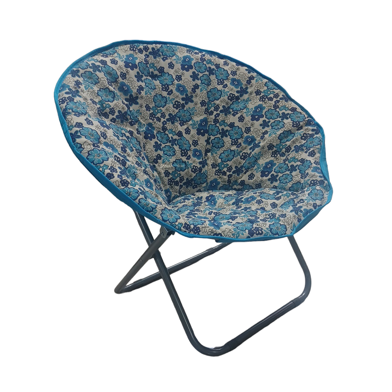 Πτυσσόμενη πολυθρόνα κήπου - 1320L - 270898 - Light Blue Flowers ΕΠΟΧΙΑΚΑ - ΤΟΥΡΙΣΤΙΚΑ - HOBBY>Κυνήγι - παραλία - camping>Καρέκλες παραλίας - camping