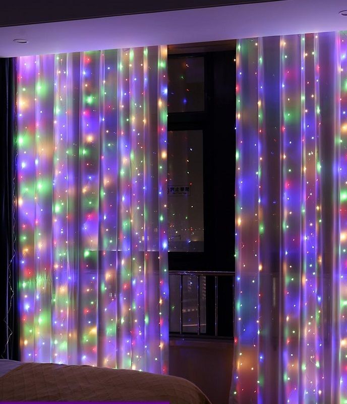 Χριστουγεννιάτικα φώτα LED - Κουρτίνα - 3m/10 - 272314 - Cool White