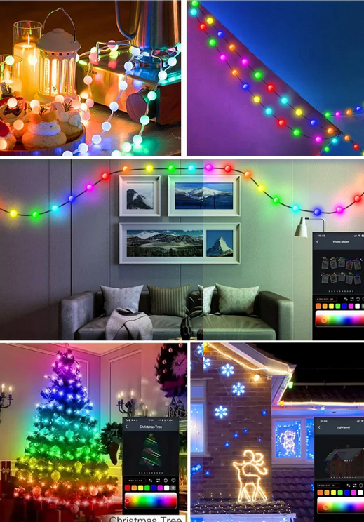 Χριστουγεννιάτικα φώτα LED - Κουρτίνα - 3m/10 - 272314 - Cool White