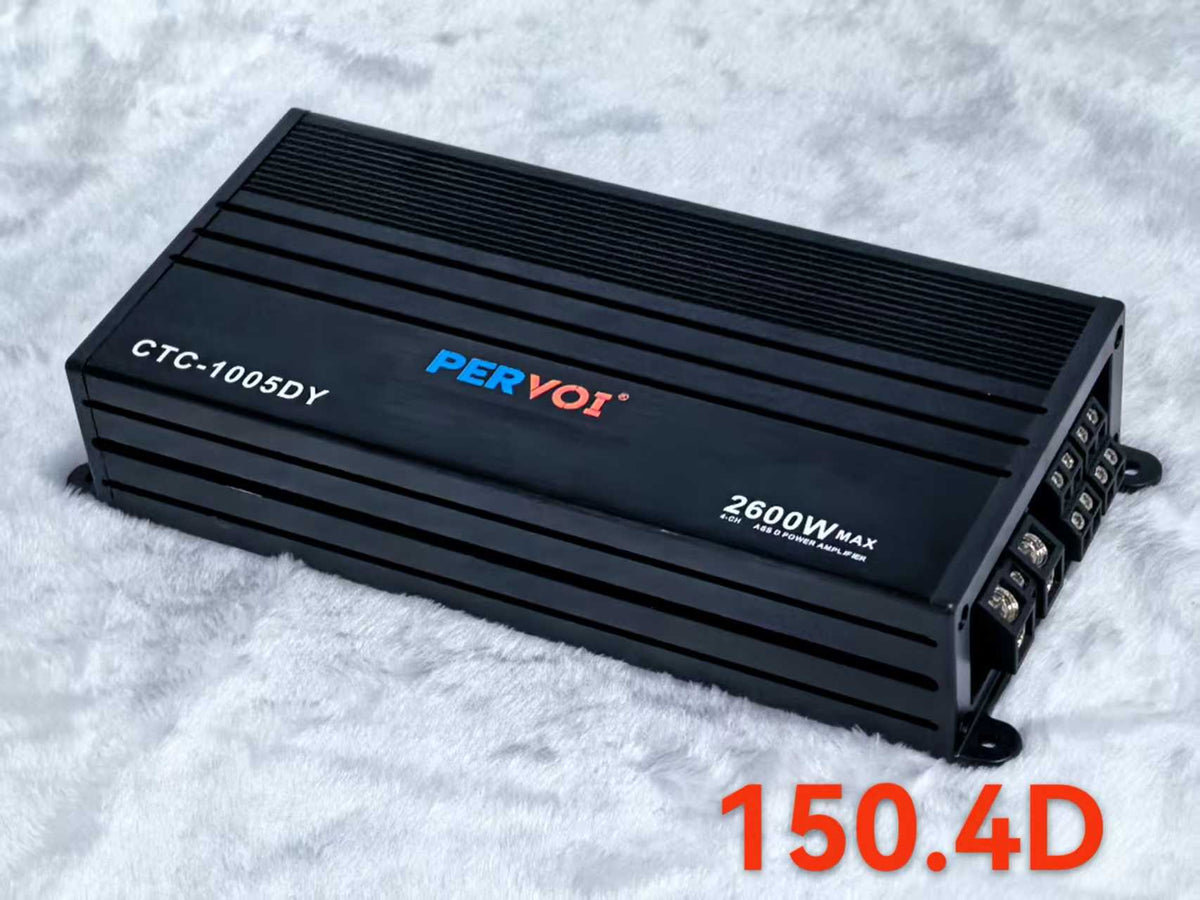Ενισχυτής αυτοκινήτου 4 καναλιών - CTC-1005DY - 150.4D - 000551