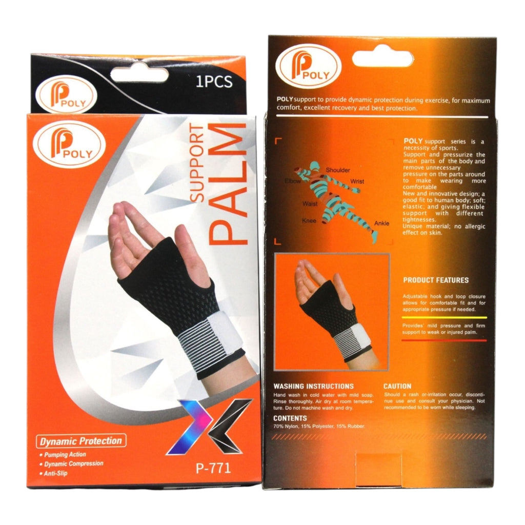 Angel Shopping Επίδεσμος Συμπίεσης Καρπό Dynamic Protections 1τμχ Μαύρο - Angel shopping