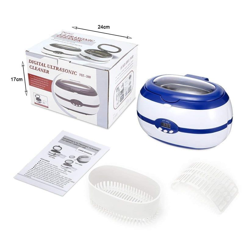 Ultrasonic Επαγγελματικός Αποστειρωτής Αντικειμένων VGT 2000 - Digital Ultrasonic Cleaner
