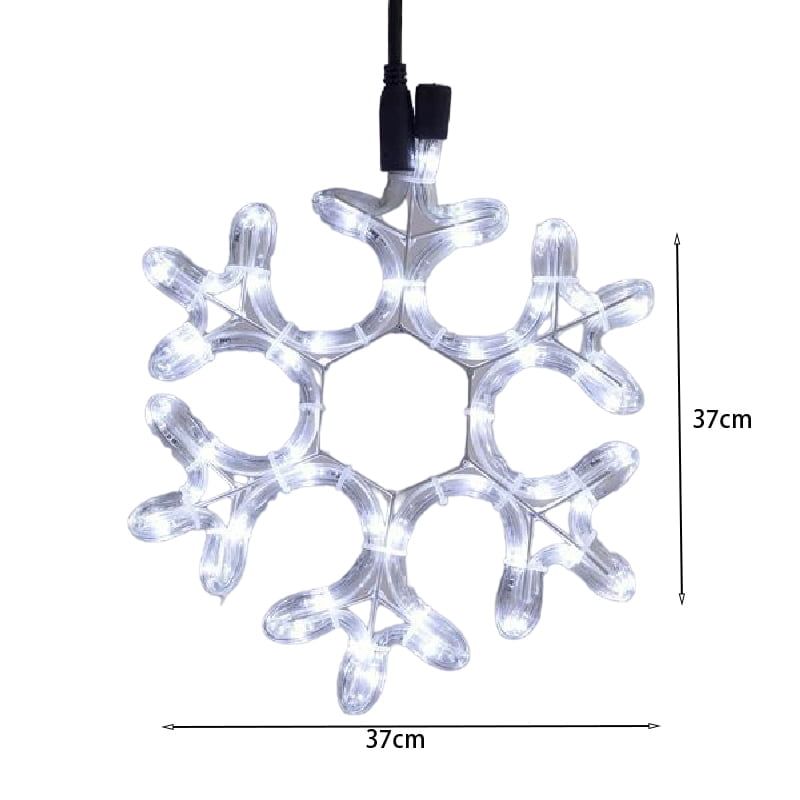 Χιονονιφάδα Led Ψυχρό Φως με καλώδιο - Christmas snowflake light LED