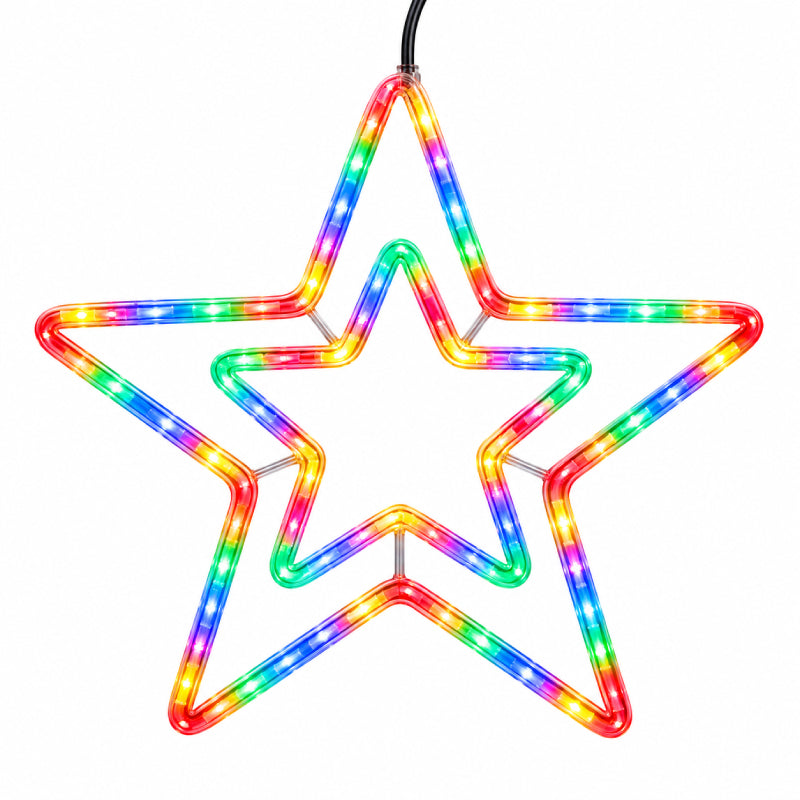 Χριστουγεννιάτικο αστέρι LED Πολύχρωμο RGB - Christmas star