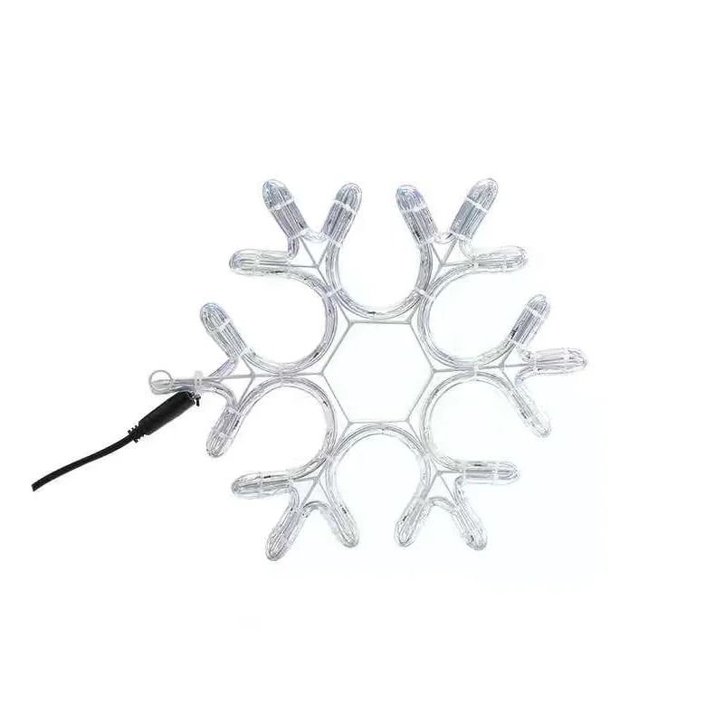 Χιονονιφάδα Led Θερμό Φως με καλώδιο - Christmas snowflake light LED