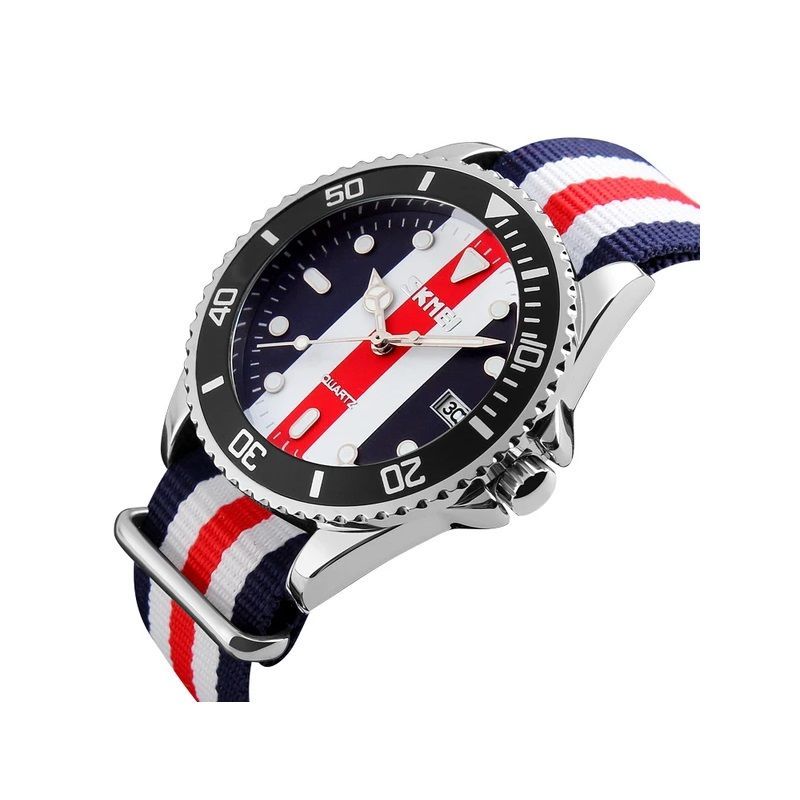 Αναλογικό ρολόι χειρός - Skmei - 9133 - Blue/Red1