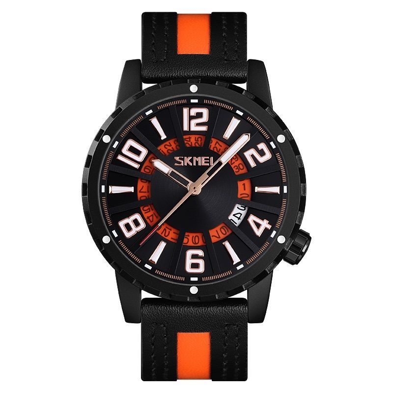 Αναλογικό ρολόι χειρός - Skmei - 9202 - Orange