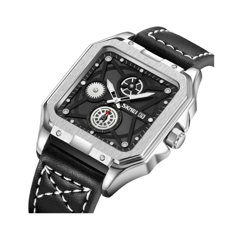 Αναλογικό ρολόι χειρός - Skmei - 9330 - Silver/Black
