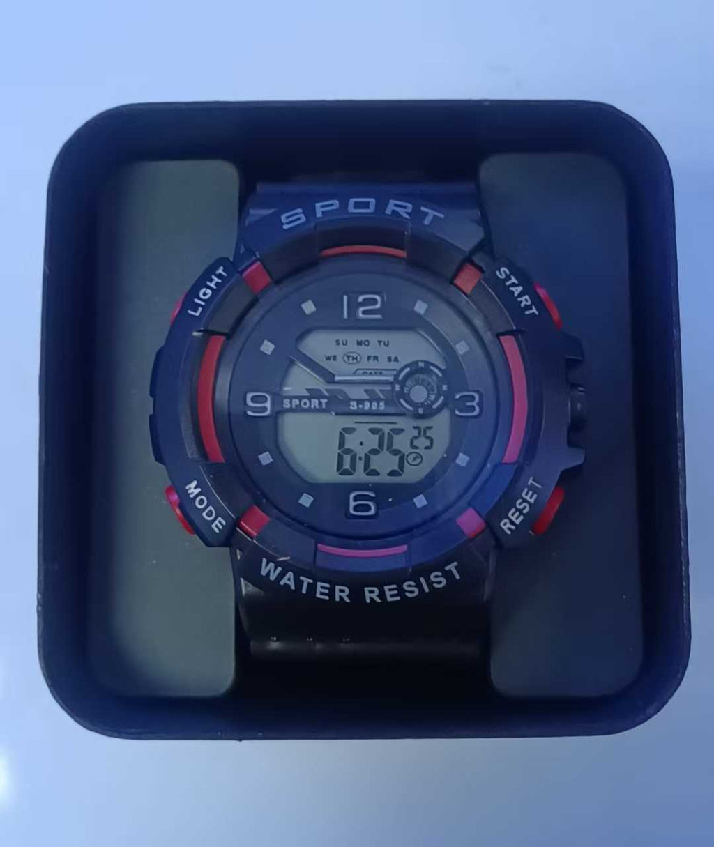 Ψηφιακό ρολόι χειρός - 6859 - 115185 - Black/Black
