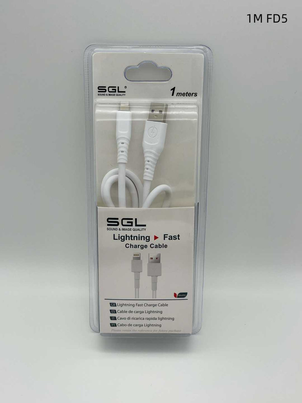 Καλώδιο φόρτισης & data - Lightning - Fast Charge - FD5 - 1m - 099378
