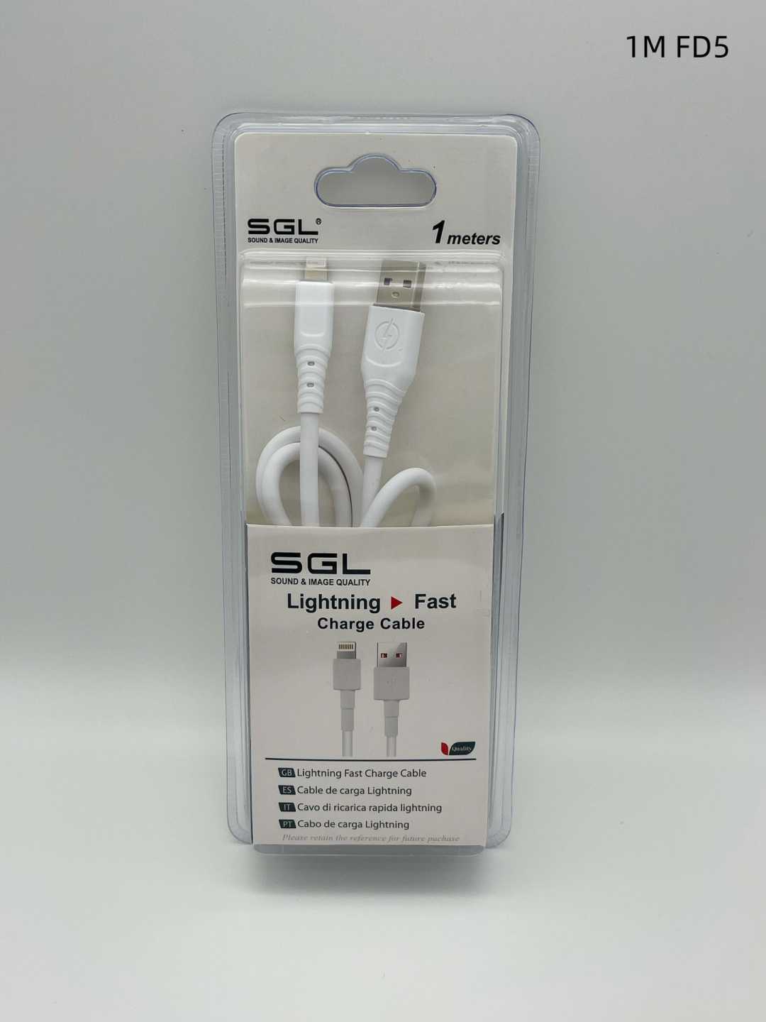 Καλώδιο φόρτισης & data - Lightning - Fast Charge - FD5 - 1m - 099378