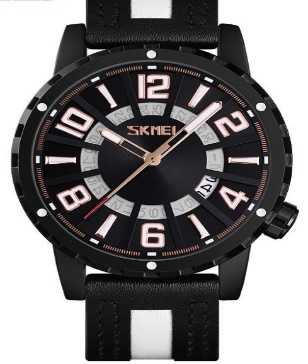 Αναλογικό ρολόι χειρός - Skmei - 9202 - Black/White