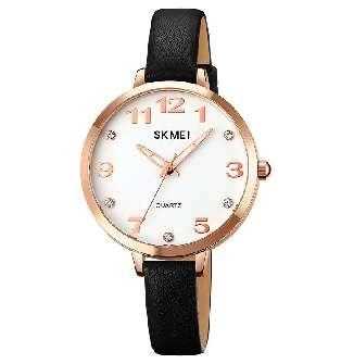 Αναλογικό ρολόι χειρός - Skmei - 2028 - Black/Rose Gold