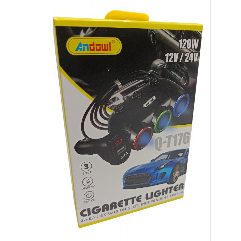 ΦΟΡΤΙΣΤΗΣ ΑΥΤΟΚΙΝΗΤΟΥ ΜΕ 3 ΘΥΡΕΣ ANDOWL Q-T176 AUTO/MOTO > ΑΞΕΣΟΥΑΡ AUTO/MOTO > ΦΟΡΤΙΣΤΕΣ ΑΥΤΟΚΙΝΗΤΟΥ