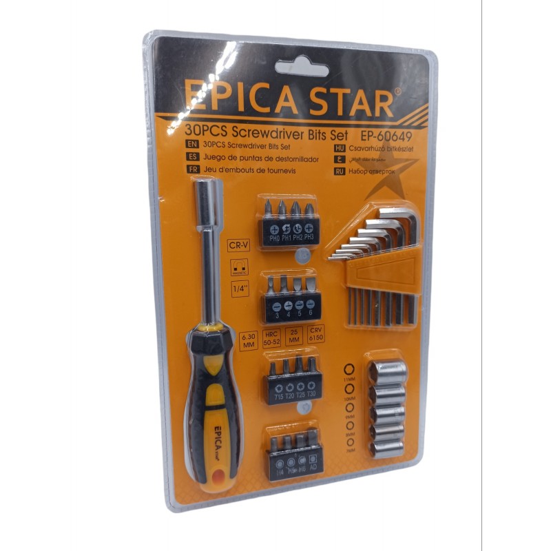 ΜΥΤΕΣ ΚΑΤΣΑΒΙΔΙΟΥ ΣΕΤ 30ΤΜΧ EPICA STAR EP-60649 ΕΡΓΑΛΕΙΑ > ΧΕΙΡΟΣ > ΚΑΤΣΑΒΙΔΙΑ