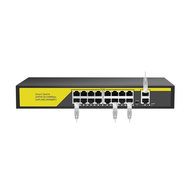 Switch καταγραφικού POE με 16 υποδοχές - 100/1000Mbps - 300013 ΕΙΔΗ ΤΕΧΝΟΛΟΓΙΑΣ>Συστήματα ασφαλείας>Καταγραφικά καμερών