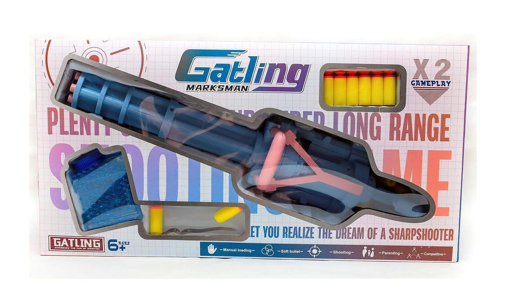 Παιδικό όπλο στόχου με σφαίρες gel & αξεσουάρ - Soft Gun - 2in1 - A0076 - 306122