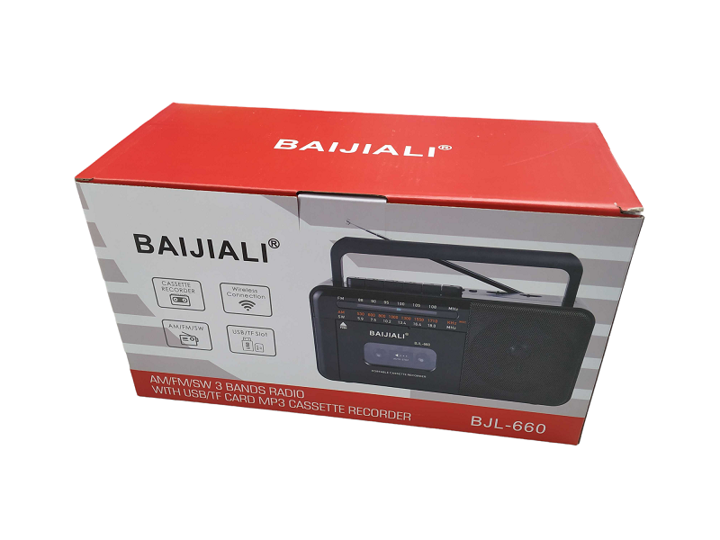 Ραδιόφωνο - Κασετόφωνο - BJL660 - 306603 - Black ΕΙΔΗ ΤΕΧΝΟΛΟΓΙΑΣ>Ραδιόφωνα & Ηχεία>Φορητά Ραδιόφωνα