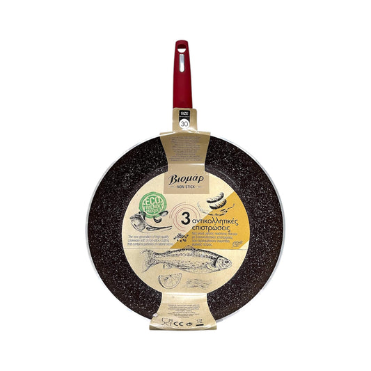Frying Pan with Marble Coating Φ24/26/28/30cm.
