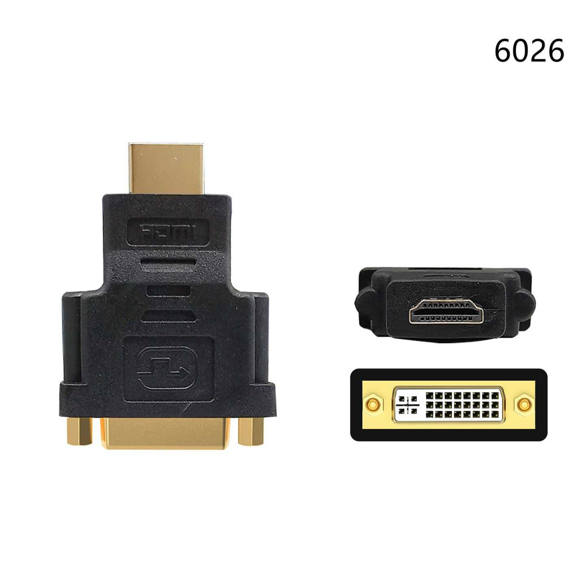 Αντάπτορας εικόνας/ήχου - DVI female σε HDMI male - 6026 - 098401