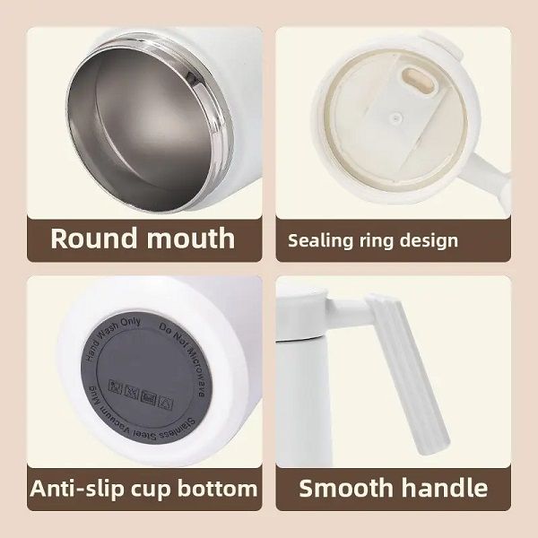 Φορητό παγούρι-θερμός - 450ml - 312512 - White