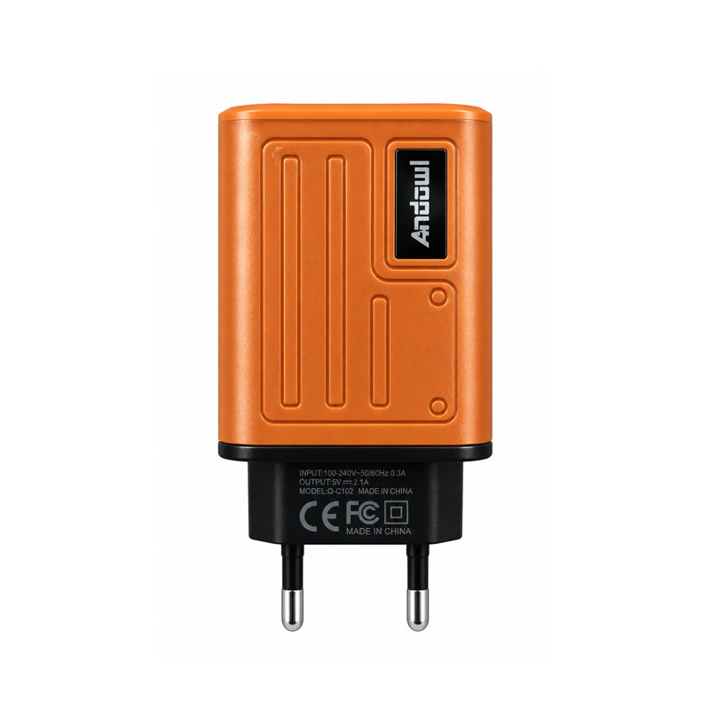Andowl Φορτιστής Τοίχου 30W Ταχείας Φόρτισης PD & QC με USB και Type-C Q-CD920 - 30W PD & QC USB and Type-C Fast Wall Charger