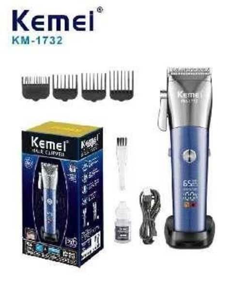 Κουρευτική μηχανή - KM-1732 - Kemei - Silver ΥΓΕΙΑ - ΟΜΟΡΦΙΑ & Fitness>Είδη κομμωτηρίου>Κουρευτικές μηχανές
