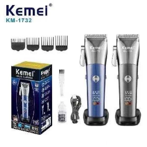 Κουρευτική μηχανή - KM-1732 - Kemei - Silver ΥΓΕΙΑ - ΟΜΟΡΦΙΑ & Fitness>Είδη κομμωτηρίου>Κουρευτικές μηχανές