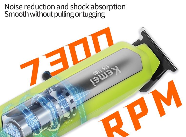 Ξυριστική μηχανή προσώπου-σώματος - 4in1 - KM-6713 - Kemei