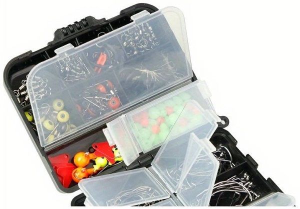Σετ αξεσουάρ ψαρέματος σε θήκη - 128pcs - 831803