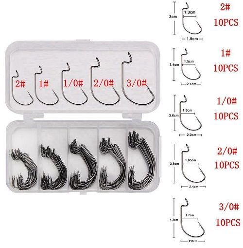 Σετ αγκίστρια ψαρέματος - 50pcs - 831807