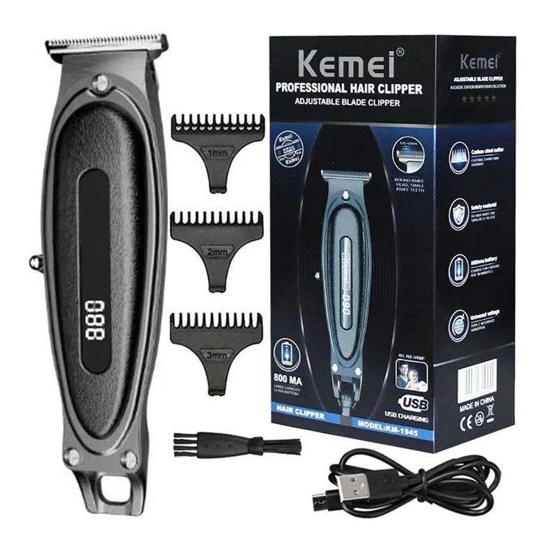 Κουρευτική μηχανή - KM-1945 - Kemei ΥΓΕΙΑ - ΟΜΟΡΦΙΑ & Fitness>Είδη κομμωτηρίου>Κουρευτικές μηχανές