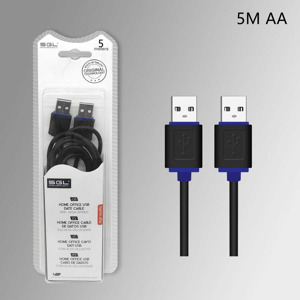 Καλώδιο USB 2.0 - Male/Male - 5m - 097299