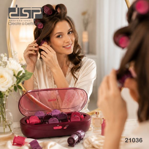 Σετ θερμαινόμενα rollers μαλλιών - 10pcs - 450W - 21036 - DSP - 350563 ΥΓΕΙΑ - ΟΜΟΡΦΙΑ & Fitness>Είδη κομμωτηρίου>Μπουκλιέρες μαλλιών
