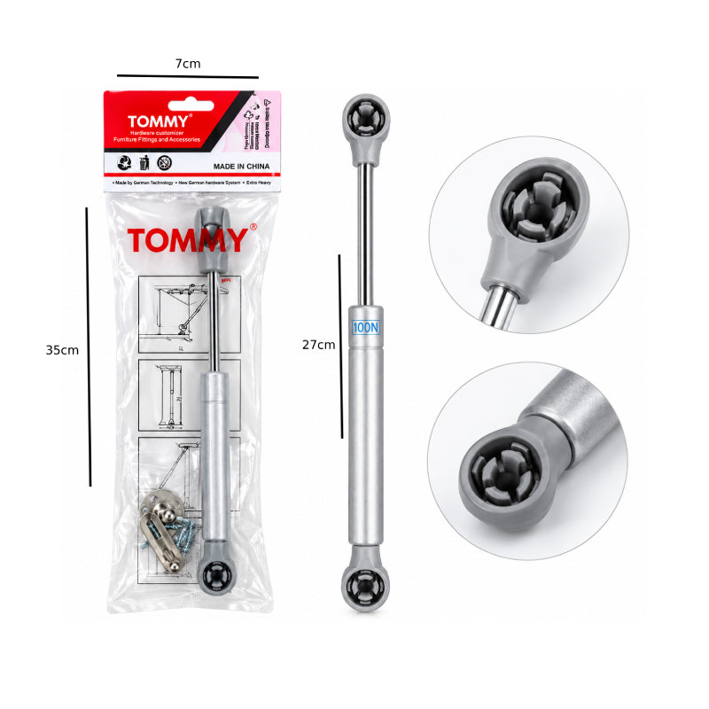 Tommy Αμορτισέρ Αερίου Επίπλων 100N 27cm - 100N 27cm Furniture Gas Spring
