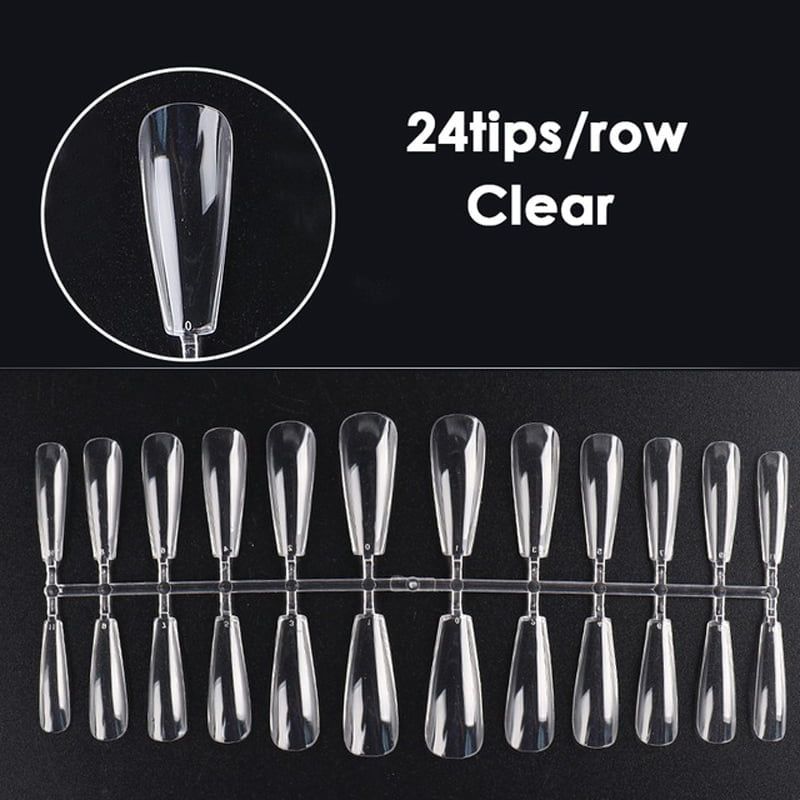 Manicure Protector Tips Διάφανα Nύχια 500τμχ - Nail Tips
