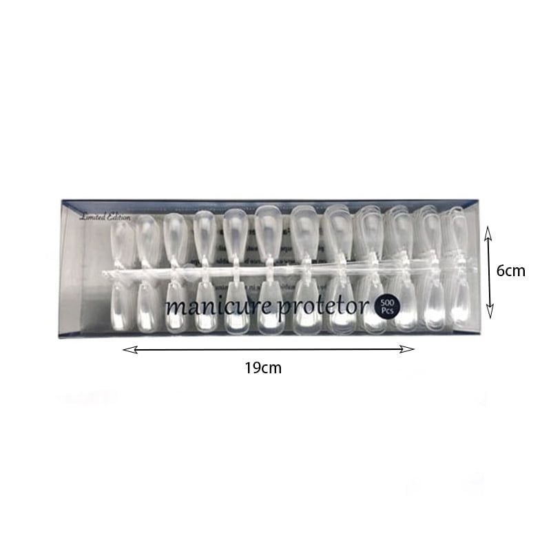 Manicure Protector Tips Διάφανα Nύχια 500τμχ - Nail Tips