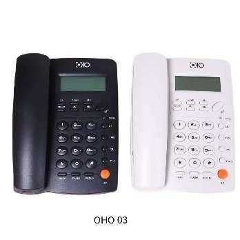 Ενσύρματο σταθερό τηλέφωνο - OHO-03 - 690033 - Black